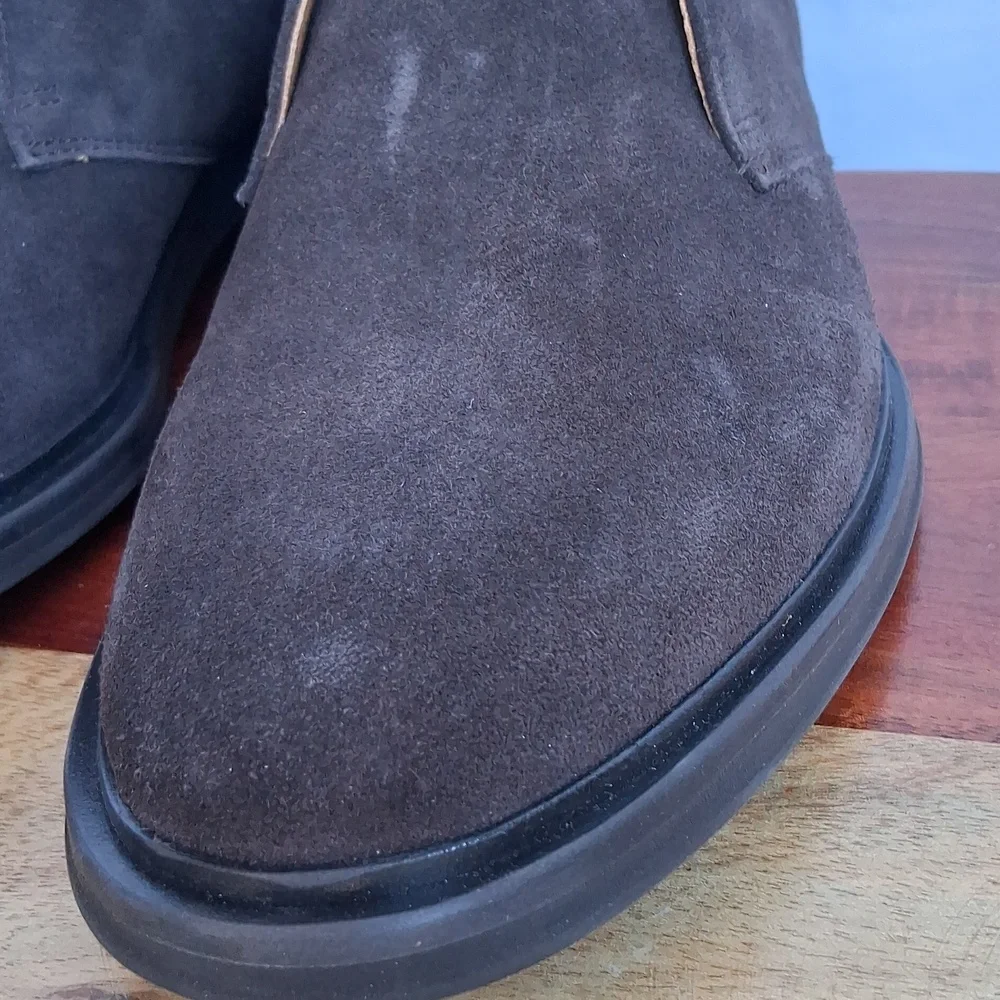 Quince Heritage Suede Chukka Boots 9.5 Brunette